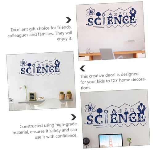 Vinilo decorativo ciencia 99x42 cm adhesivo para pared miniatura 3