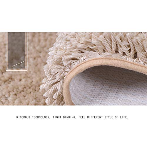 Tapis Shaggy doux et lavable, la solution anti-tache design