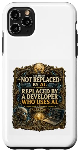 AI Funny Developer Programmer Coders�ɒu���������܂���B �X�}�z�P�[�X iPhone 11 Pro Max �p