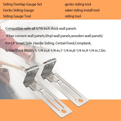 2023 Upgraded Siding Installation Tools,Siding Gauge