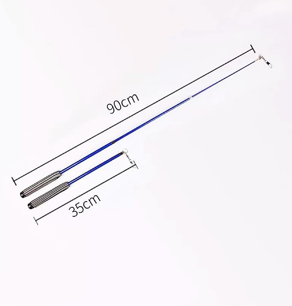 Blue Dragon Ribbon Poi, Celadon Blue Fantasy Dragon Streamer for Outdoor Fitness, Theatrical Stage Show, Dance Performance