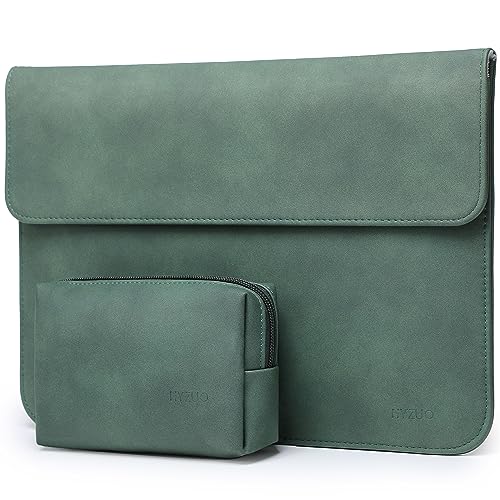 Funda MacBook Air 15 HYZUO protectora con bolsa para Surface Laptop 7 verde
