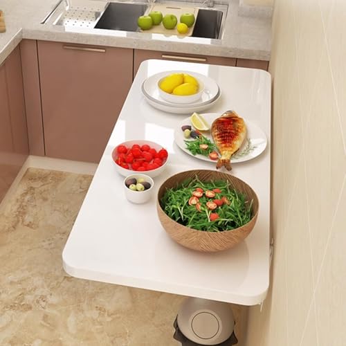 Table murale rabattable pour meubler efficacement une petite chambre - 3
