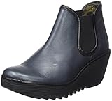  Fly London Damen Yat Stiefel, Blau (Reef Black), 42 EU