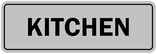 Miniatura 16 de Signs ByLITA Letrero de cocina estándar (plata cepillada) - Grande Brushed Silver,Negro y dorado,Azul / Patchwork,Oro cepillado,Marrón