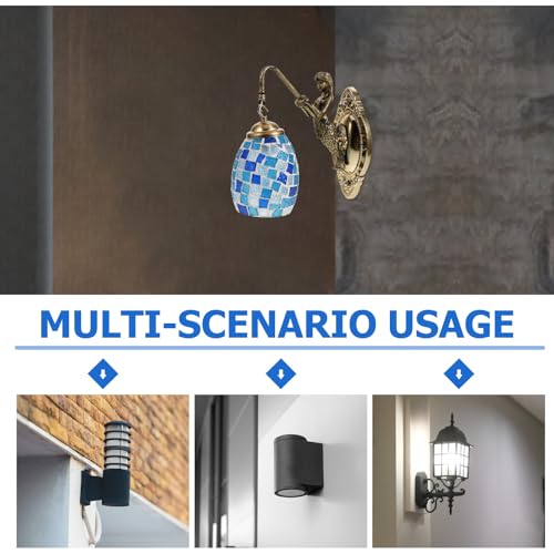 Aplique de pared sirena vintage para luz suave de dormitorio 5