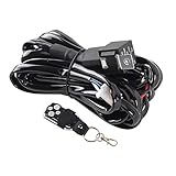 Light Bar Senlips Remote Control Wiring Harness [1 lead], 10ft 12V Wiring Harness Wireless ON/OFF...
