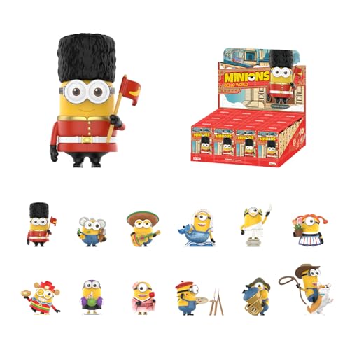 POP MART ミニオンズ Bello World シリーズ【1ピース 】ポップマート ガチャガチャ ブラインド ボックス フィギュア プラモデル プレミアム おもちゃ ソフビ オリジナル キャラクター 誕生日 プレゼント