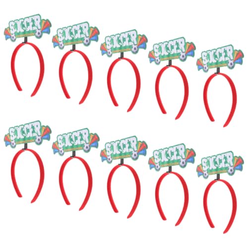 Diadema deportiva IMIKEYA de tela no tejida para fútbol pack de 10 unidades