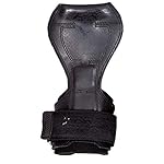 Cobra Grips PRO Weight Lifting Gloves Heavy Duty Straps Alternative Power Lifting Hooks Best for Deadlifts Adjustable Neoprene Padded Wrist Wraps Support Bodybuilding (PRO Jet Black Rubber)