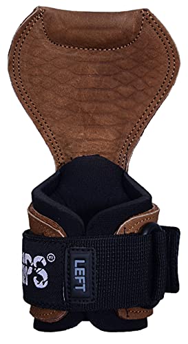 Image of Cobra Grips Weight Lifting Gloves with Adjustable Neoprene Padded Wrist Wraps - Heavy Duty Alternative to Power Lifting Hooks for Deadlifts