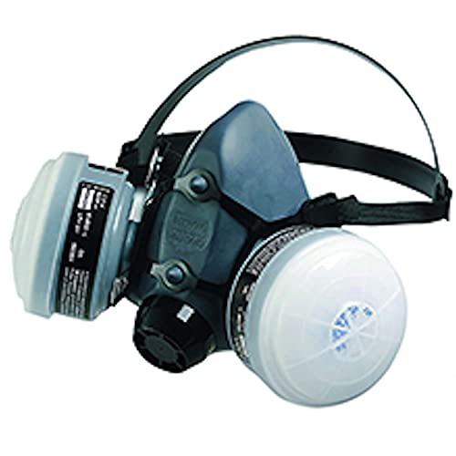 Honeywell Safety Products Paint Spray & Pesticide Reusable Half Mask OV/R95 Respirator Convenience Pack, Large (RWS-54028)