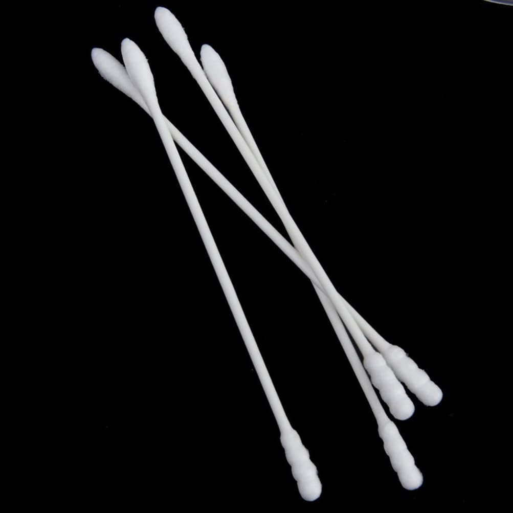 Earbuds 180Pcs Cotton Swabs with 2 Different Heads Cotton Buds Makeup Swabs for Caring Ear Plugs