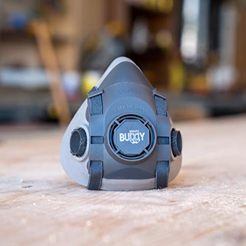 Breath Buddy Half Face Respirator Mask | Reusable Professional Breathing Protection Against Dust, Particle, Woodworking, Welding, Vapors & Fumes | Perfect For Painters And Diy Projects #TOP5