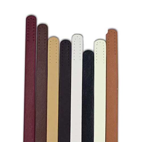 BESPORTBLE 2 peças de substituição de couro sintético feito à mão, alça de mão, alça de ombro, alça