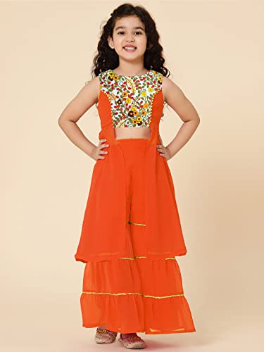 Image of A.T.U.N. (ALL THINGS UBER NICE) Girls Sharara Set