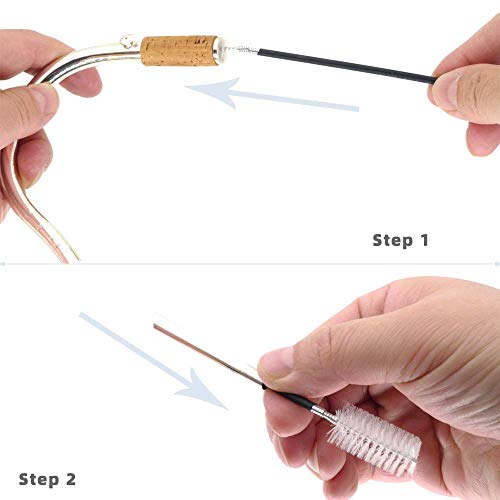 Reed123 Bassoon Fagott Bocal Brush, Cleaner and Easier to Use than Bocal Swab - Thumbnail 2