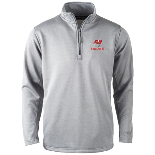 Image of Dunbrooke Men's Royal Buffalo Bills All-Star Tech Quarter-Zip Top