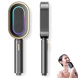 Bluetooth Shower Speaker with LED Lights, Waterproof Detachable High Pressure Showerhead, Color Changing Karaoke Microphone, Long Lasting Battery for Ultimate Shower Experience