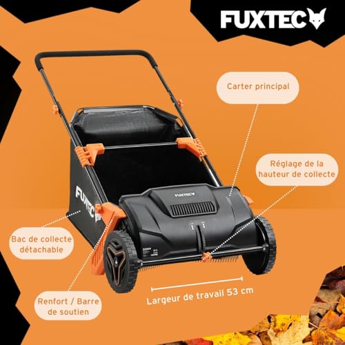 Ramasseur de feuilles Fuxtec FX-LS52 pour soulager le dos