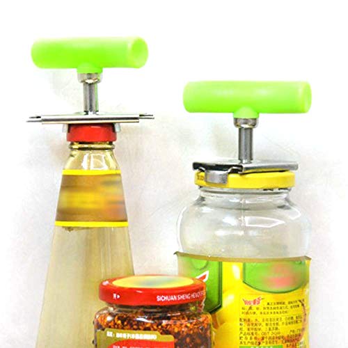 Requ Effort-Saving Screw Cap Artifact Can Opener Bottle Opener Glass Can Opener Sharp Open Screw Cap Screw Opener Glass Can Opener #TOP3