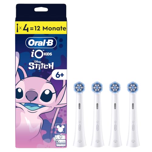 Oral-B iO Aufsteckbürsten Kids 6+ Disney Angel, Weiß, 4 Stück – Ansicht 1