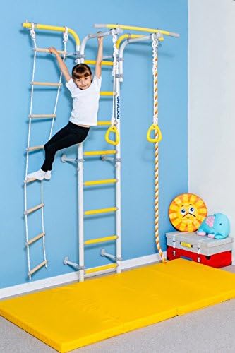 Karusel S5 - Home Gym Swedish Wall Playground Set for Schools Kids Room