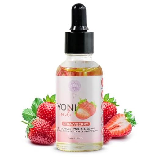 Magic V Yoni Oil Organic Feminine Oil Vaginal Moisturizer (Strawberry) Feminine Deodorant Eliminates Odor Ph Balanced With Essential Oils