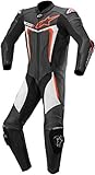  Alpinestars Motegi V3 1-Teiler Motorrad Lederkombi Schwarz/Weiß/Rot 56