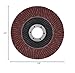 ABN 4.5in x 7/8 T27 80 Grit Aluminum Oxide Flat Flap Disc Grinding Sanding Sandpaper Wheels 5 Pack