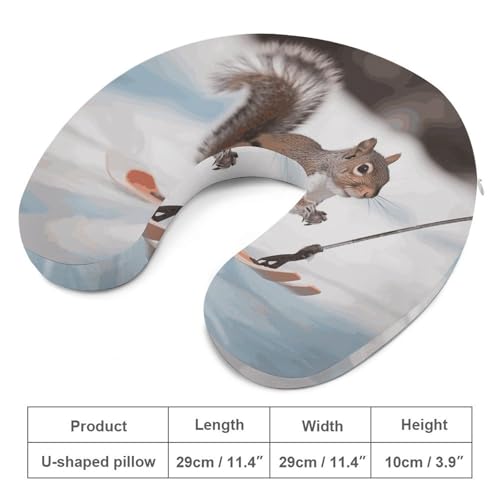 Almohada de viaje de espuma viscoelástica ajustable miniatura 2