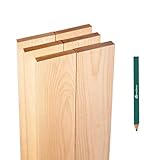 Forest 2 Home Ash Wood Lumber Bundle - 1 X 4 X 24 inches - 6 Board Pack - Kiln Dried Hardwood - S2S...