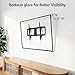 MOUNTUP UL Listed TV Wall Mount, Tilting TV Mount Bracket for Most 37-75 Inch Flat Screen/Curved TV Low Profile Wall Mount Saving Space Max VESA 600x400mm Hold up to 99 lbs Fit 16