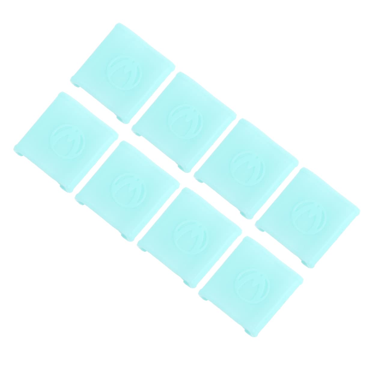 Ipetboom 8Pcs Elastic Silicone Finger Braces Sports Finger Sleeves for Golf Practice Comfortable Protector for Relief Easy to Adult