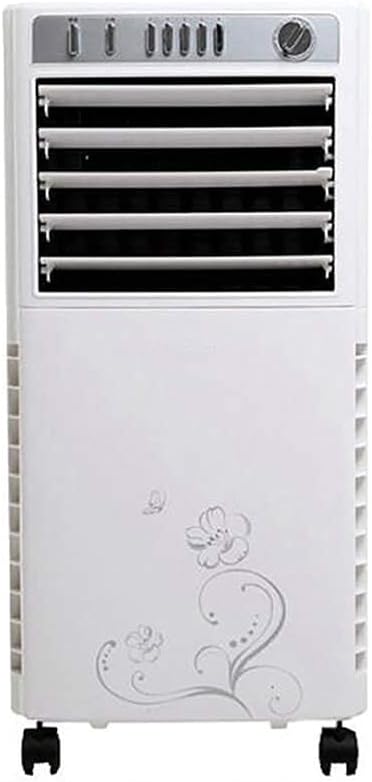 Portable Evaporative Air Cooler 3-in-1 Fan Humidifier for Home Office – Super Quiet, Adjustable 3 Speeds, with Ice Crystal Cooling, 65W