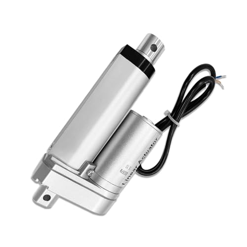 Aflle Racing 2" (50mm) Stroke 12V Electric Linear Actuator Silver 225lbs