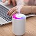 Imagen de Humidificador alimentado por USB-C con niebla calmante y luz nocturna que cambia de color