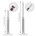 2 Set Air Brush Tools, Needle Packing Nut or Valve Screw Replacement Repair Tool Airbrush Maintenance Tools, Airbrush Accessories for Double Action Air Brush Spray Gun Replace