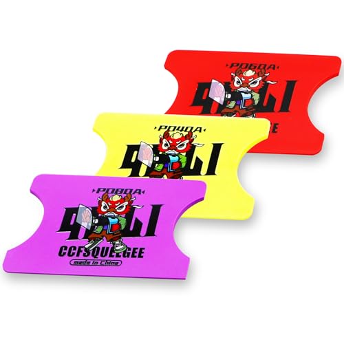 Image of 3Pcs PPF Squeegee Vinyl Scraper Tool, 40A 60A 80A Hardness Car Vinyl Wrap Tools, Soft TPU Mini Squeegee Car Tint Tool for Window, Mirror, Windsheild, Car DIY Crafting, Shape 3