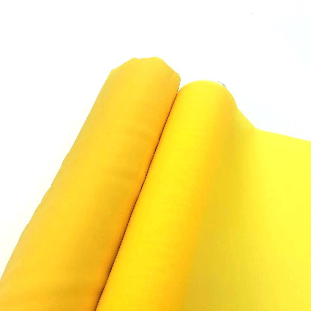 EsportsMJJ Polyester Silk Screen Printing Mesh Fabric Sheet Yellow - 300M/120T