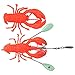 OUKENS Saltwater Catfish Fishing Lure, PVC Artificial Simulation Large Lobster Lure Bait, Deep Sea Trolling Fishing Accessory for All Waters (Red)