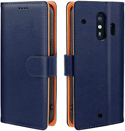 （14:30時点） 【J.DL直営店】 らくらくスマートフォン me F-01L ケース 手帳型 F-42A 手帳型ケース おしゃれ らくらくスマートフォン F-42A ケース 手帳型 携帯カバー PUレザー 耐衝撃 耐摩擦 全面保護 マグネット式 カード収納 スタンド機能 手触りが良い 人気 上質 ブルー