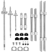 CNCMANS SBR20-300/600/1000mm Linear Rails 6 Linear Guide Rails with 12SBR20UU Bearing Blocks +...