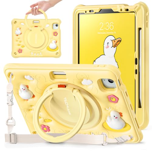 Ya en manzanajugosa.com: TECHGEAR BubblyToons - Funda para niños para Apple iPad Air de 11 pulgadas (M3 2025 / M2 2024) Air de 11.9 pulgadas, 4ª y 5ª, iPad Pro de 11 pulgadas (2018-2022) para guardería, funda resistente y