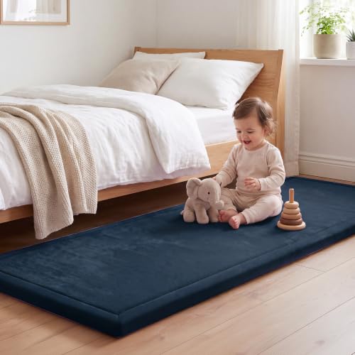 Image of 1.3 inch Thick Baby Play Mat for Floor,28x72 Bedside Rugs, Non-Slip