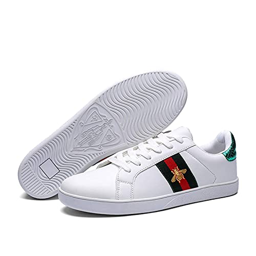 NC NC 2021 Popular Women Casual Shoe Outdoor Jogging Superstar Couple Leather Trainers Women Walking Chaussure Homme Womans Sneakers Whitegreen 36