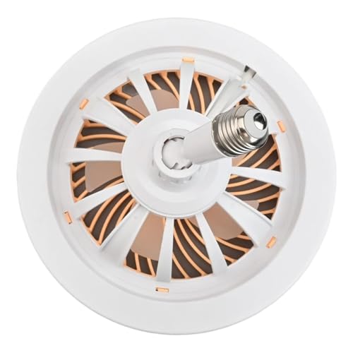 Ventilador de techo silencioso para cocina y dormitorio con luz regulable E27 3