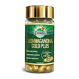 Zandu Ashwagandha Gold Plus, Made with Gold, Ashwagandha, Safed Musli, Shilajit & Other Ayurvedic Ingredients, Helps to Boost Stamina, Strengthens Immunity, 60 Caps