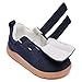 MORENDL Boys & Girls Walking Shoes 0-4 Years Baby Wide Toe Box Barefoot Shoes Toddler Sneakers Navy Brown