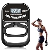 Digitaler Handkraftmessgerät, 396lb/180Kg Hand Dynamometer mit USB-Ladekabel, Intelligent und einfühlsam Grip Strength Trainer Elektronische Griffkraft Messgerät Großer LED-Bildschirm (Tinte)